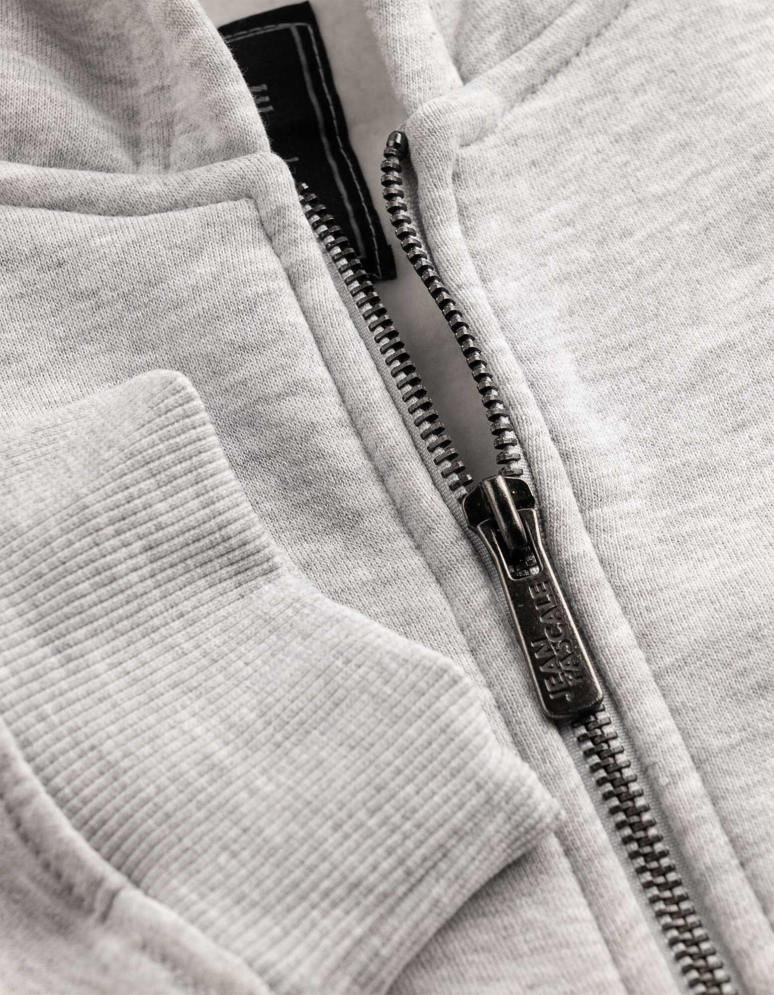 Sweatjacke - Oversized Fit - Hellgrau