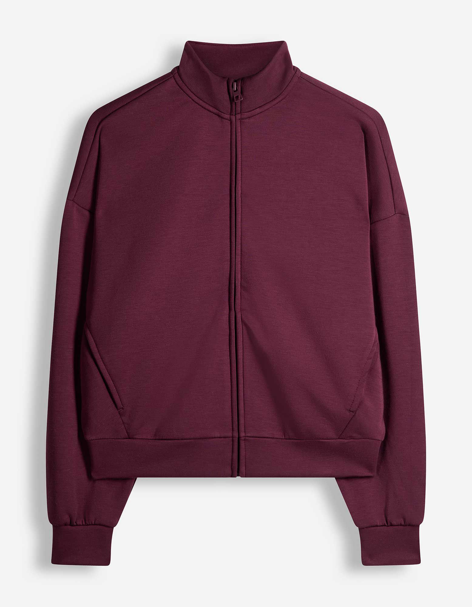 Sweatvest - Zachte touch - Paars