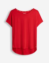 T-shirt - Ademend - rood