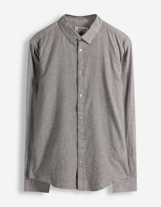 Hemd - Leinen-Mix - hellgr&uuml;n