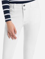 Džinsai - Push-Up - baltas