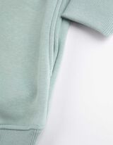 Hoodie - R&uuml;ckenprint - gr&uuml;n