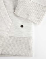 Cipzáros melegítőfelső - Normál fazon - vilagos szurke