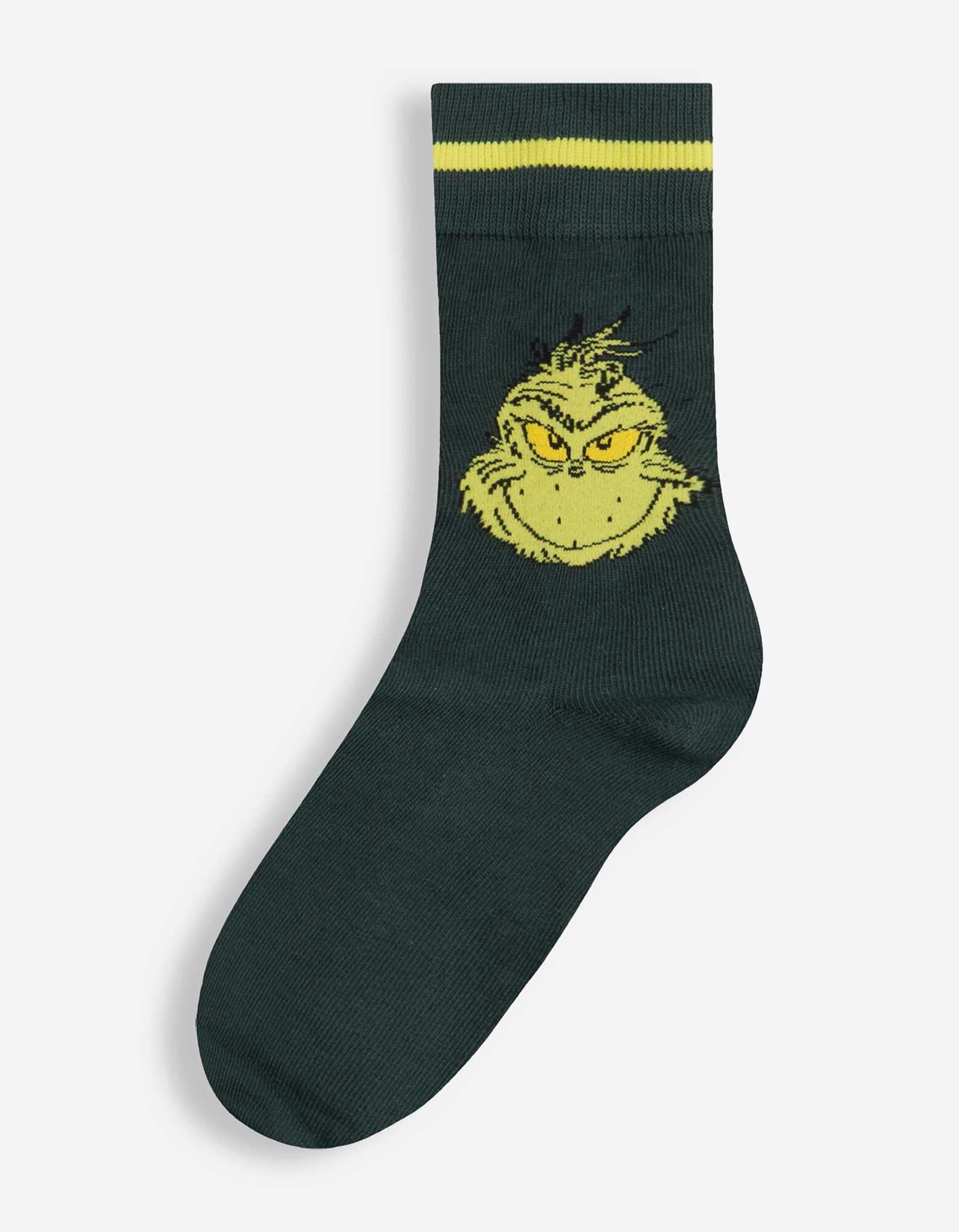 Socken - The Grinch - Dunkelgr&uuml;n