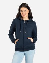 Cipzáros melegítőfelső - Zsinóros kapucni - sotetkek