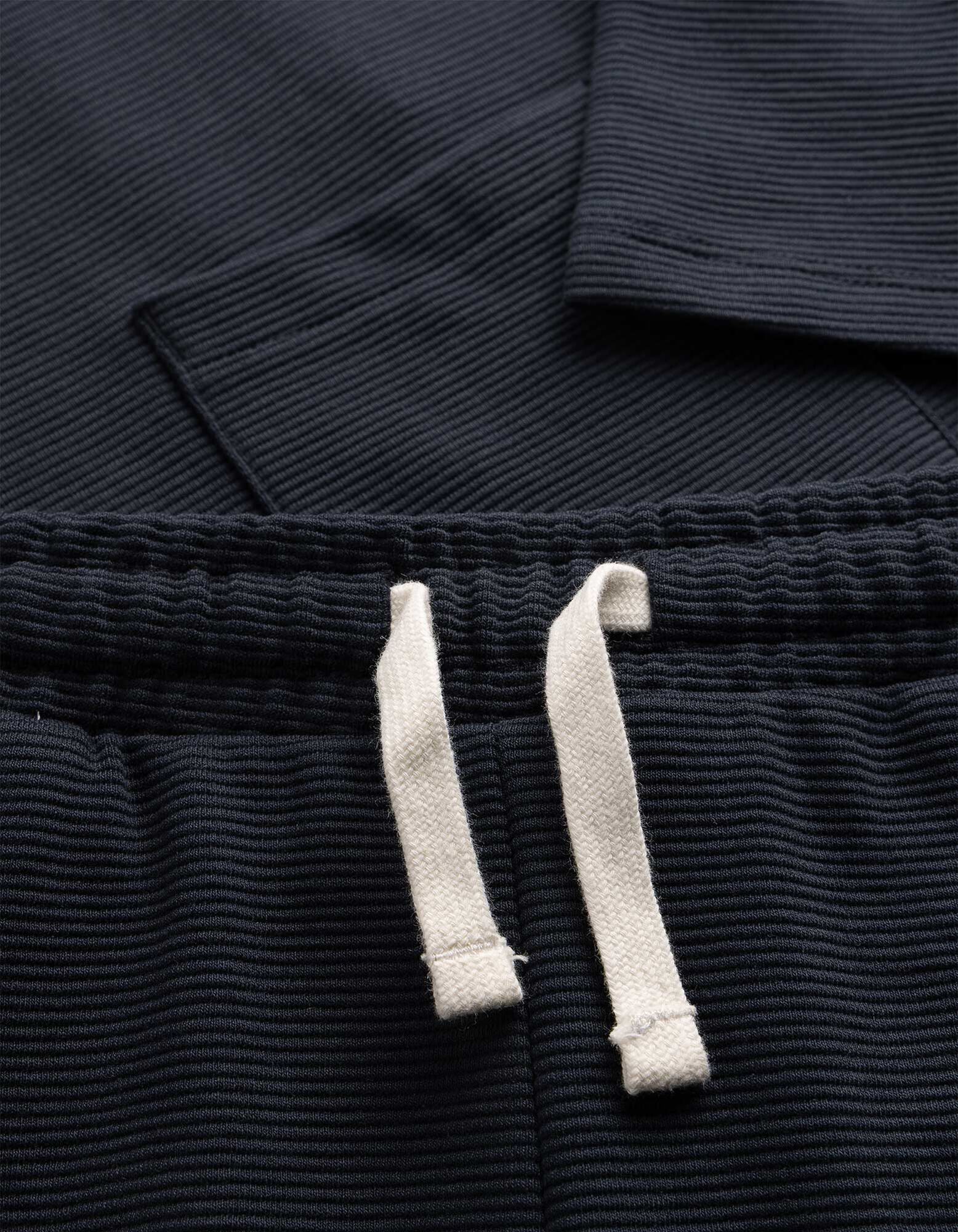 Set aus T-Shirt und Hose - Gerippt - dunkelblau