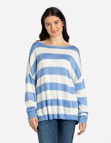 Pullover - Viskoosisegu - helesinine