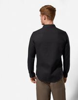 Hemd - Leinen-Mix - schwarz