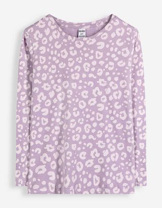 Longshirt - Jersey - Lila
