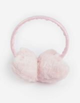 Ohrenklappen - Kunstfell - rosa