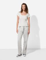 T-Shirt - Allover-Print - weiß