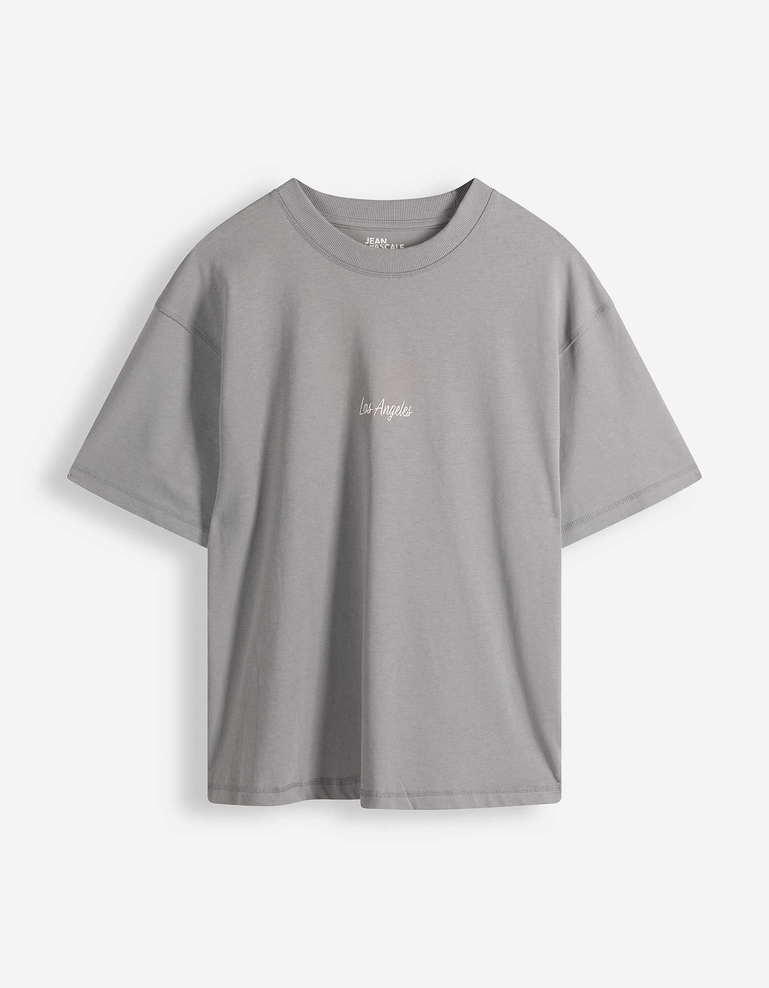T-Shirt - Loose Fit - Grau