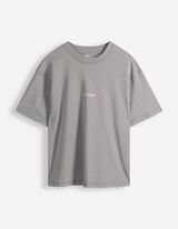 T-Shirt - Loose Fit - Grau