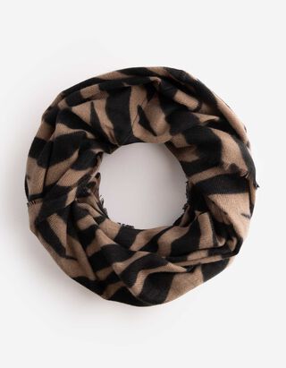 Colsjaal - Motief all-over - bruin