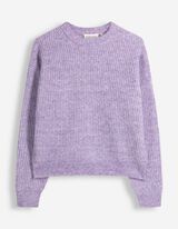 Pullover - Meliert - Lila