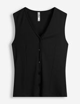 Top - Viscosemix - Zwart