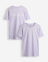 T-Shirt - einfarbig - Rosa