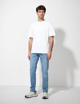 Tričko - Nadměrný střih Oversized Fit - bílá