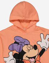 Felpa con cappuccio - Minnie - rosso chiaro