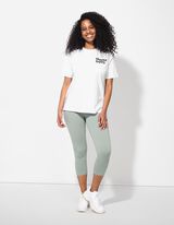 T-shirt - Impression au dos - blanc