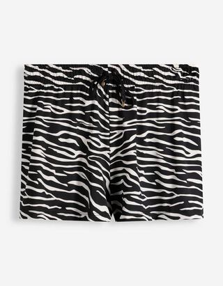 Badehose - AnimalPrint - Schwarz