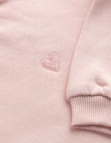 Sweatshirt - Baumwolle - Rosa