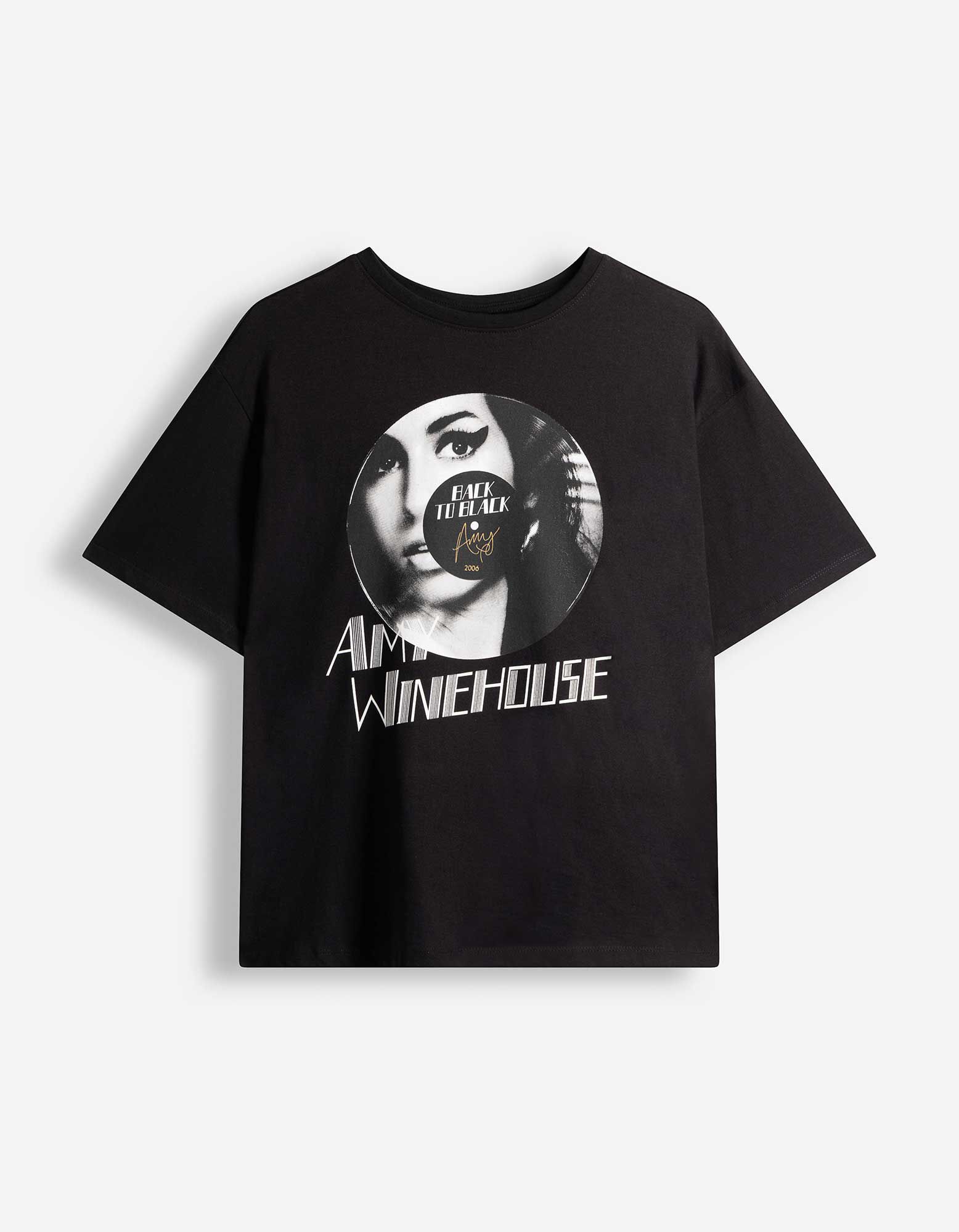 T-Shirt - Amy Winehouse - Schwarz