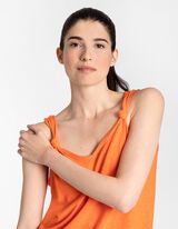 Ujjatlan felső - Csom&oacute;zott - narancs