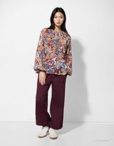 Nadrág - Ballon szabás - sotetlila