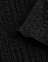 T-shirt - Encolure carmen - Noir