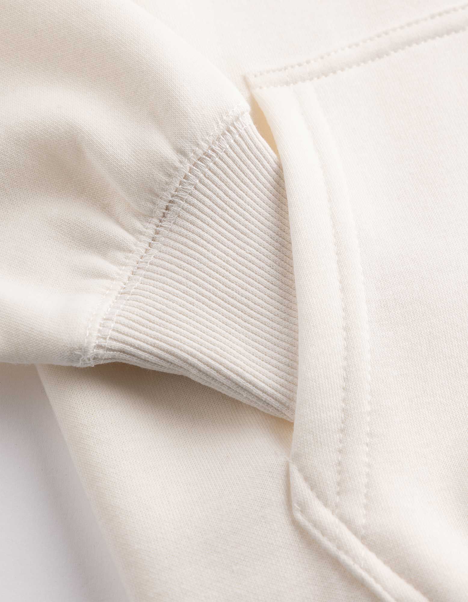 Hoodie - 3D-Applikation - Off-White