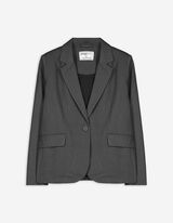Blazer - Schulterpolster - dunkelgrau