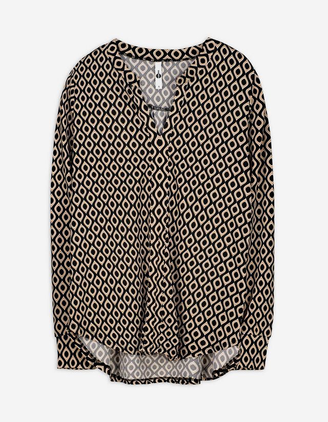 Bluza - Loose Fit - crna