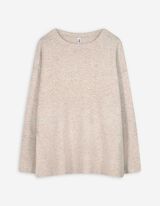 Pullover - Messageprint - hellgrau