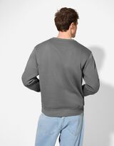 bluza - Luźny kr&oacute;j - ciemny szary