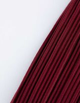 Kelnės - Klostės - tamsiai raudonas