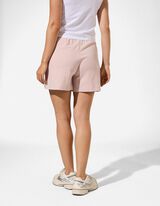 Shorts - Baumwoll-Mix - Rosa
