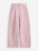 Paperbag Hose - Cord - Flieder