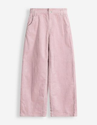 Paperbag Hose - Cord - Flieder