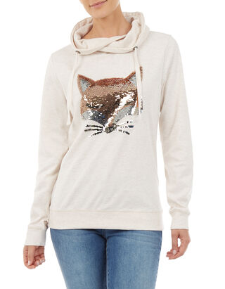 Damen Sweatshirt mit&nbsp;Tube Collar
