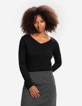 Majica dugih rukava - Basic model - crno