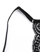 Bustier grudnjak - uglavnom bez šavova - crna