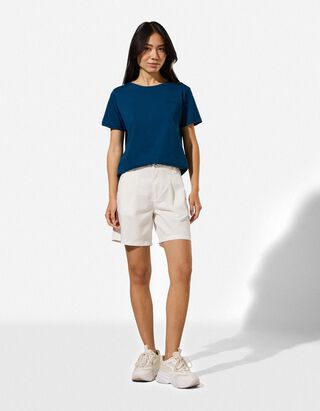 Jeansshorts - Regular Fit - Wei&szlig;