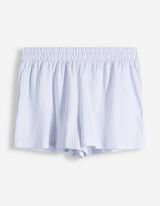 Pyjama Set aus Shirt und Shorts - Mustermix - wei&szlig;