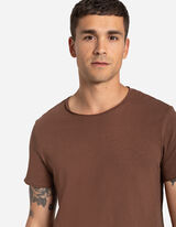 Tričko - Bavlna - hneda