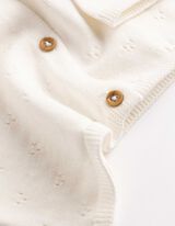 Giacca in maglia - Cotone - bianco