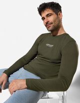 Shirt - einfarbig - dunkelgr&uuml;n