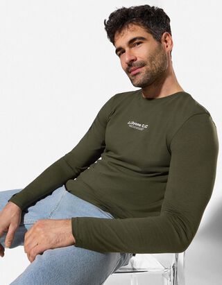 Shirt - einfarbig - dunkelgr&uuml;n