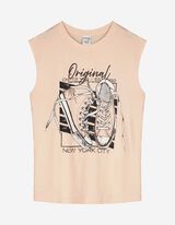 Tanktop - Frontprint - orange