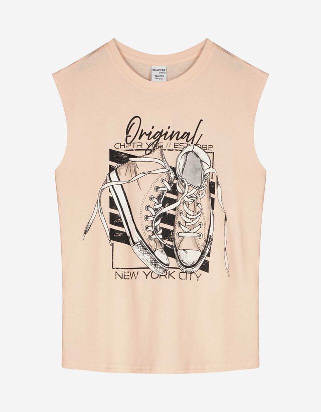 Tanktop - Frontprint - orange